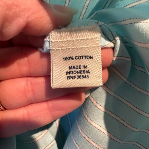 Bass & Co Size Medium Ladies Blouse Office Work Professional Masc - Picture 4 of 7